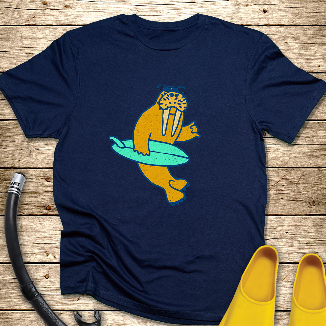 Surfing Walrus T-Shirt