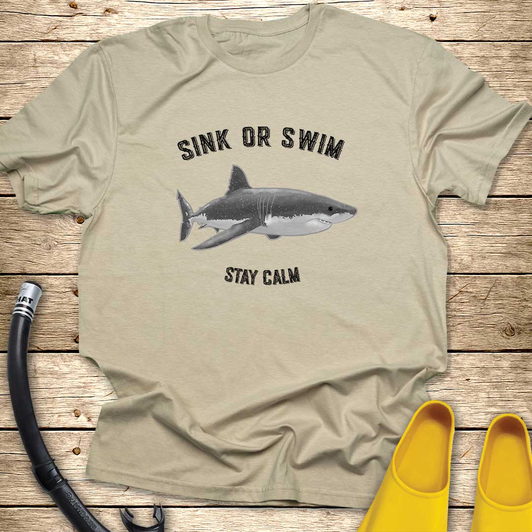 Sink Or Swim Shark T-Shirt
