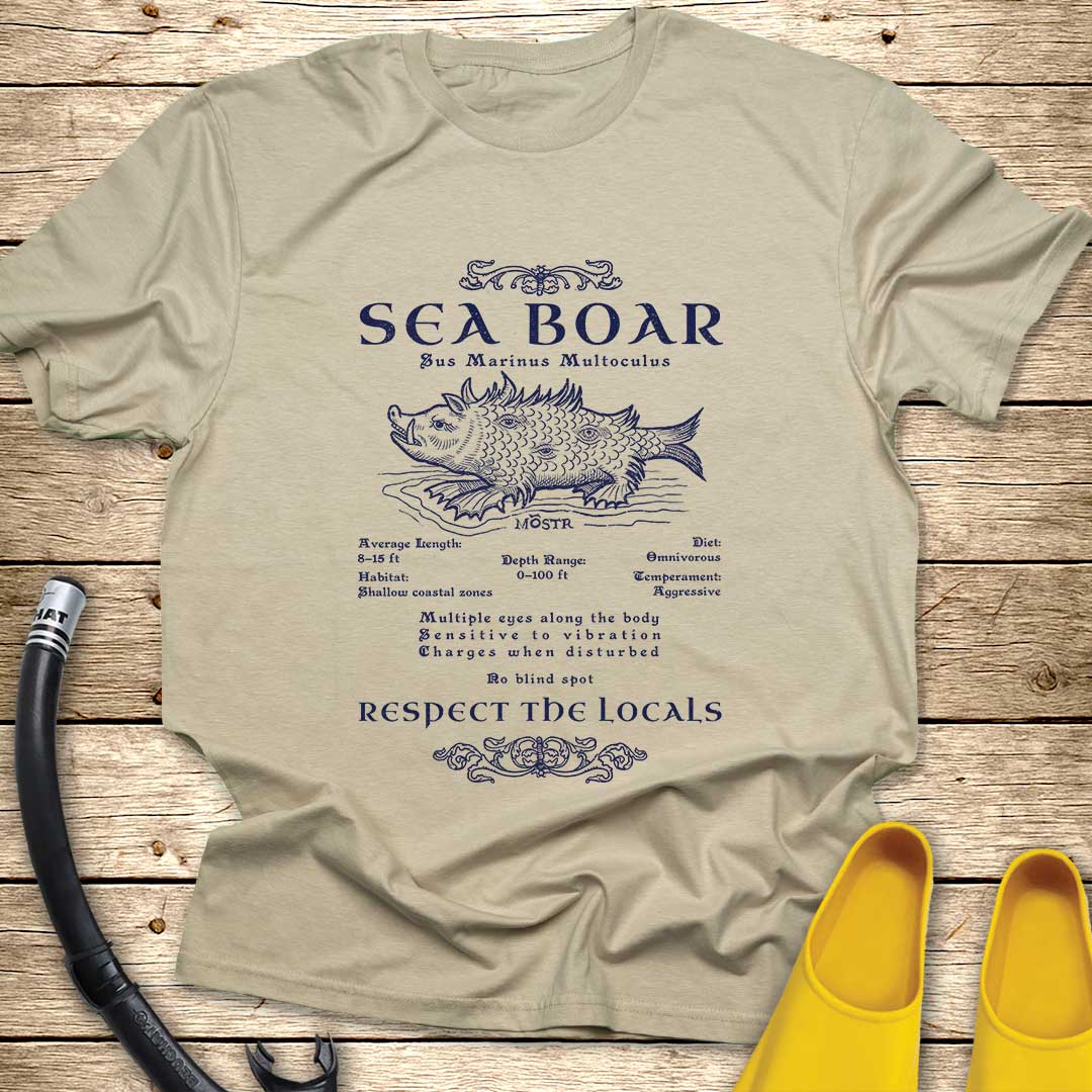 Sea Boar Sea Monster T-Shirt