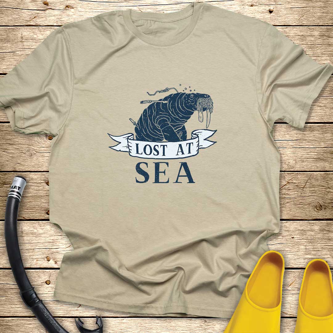 Lost At Sea Walrus T-Shirt