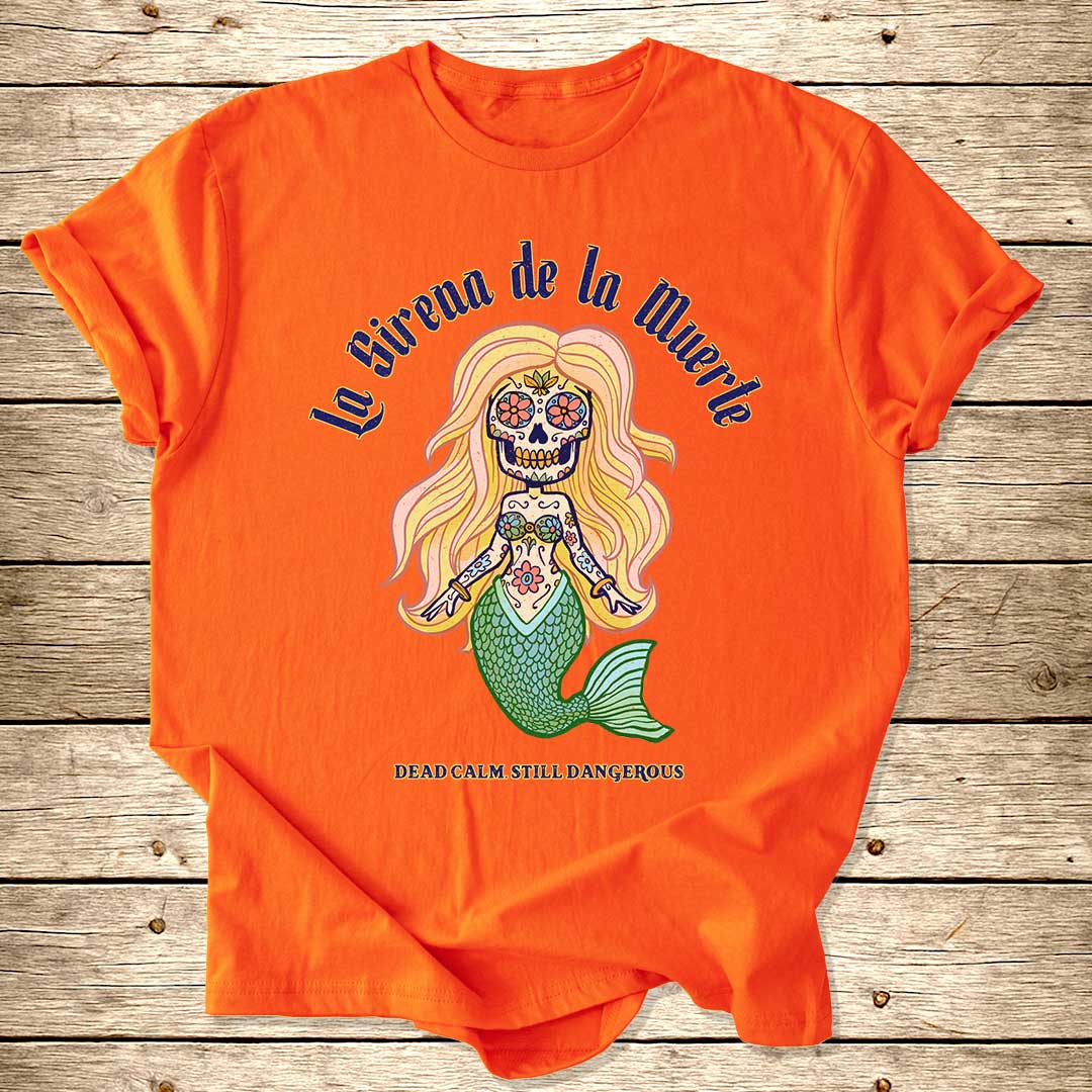 Mexican Skull Mermaid T-Shirt