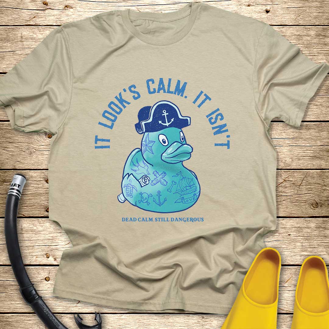 It Looks Calm. It Isn't. T-Shirt