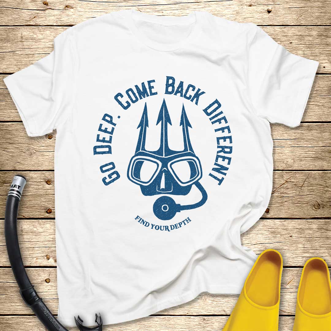 Go Deep Trident Mask T-Shirt