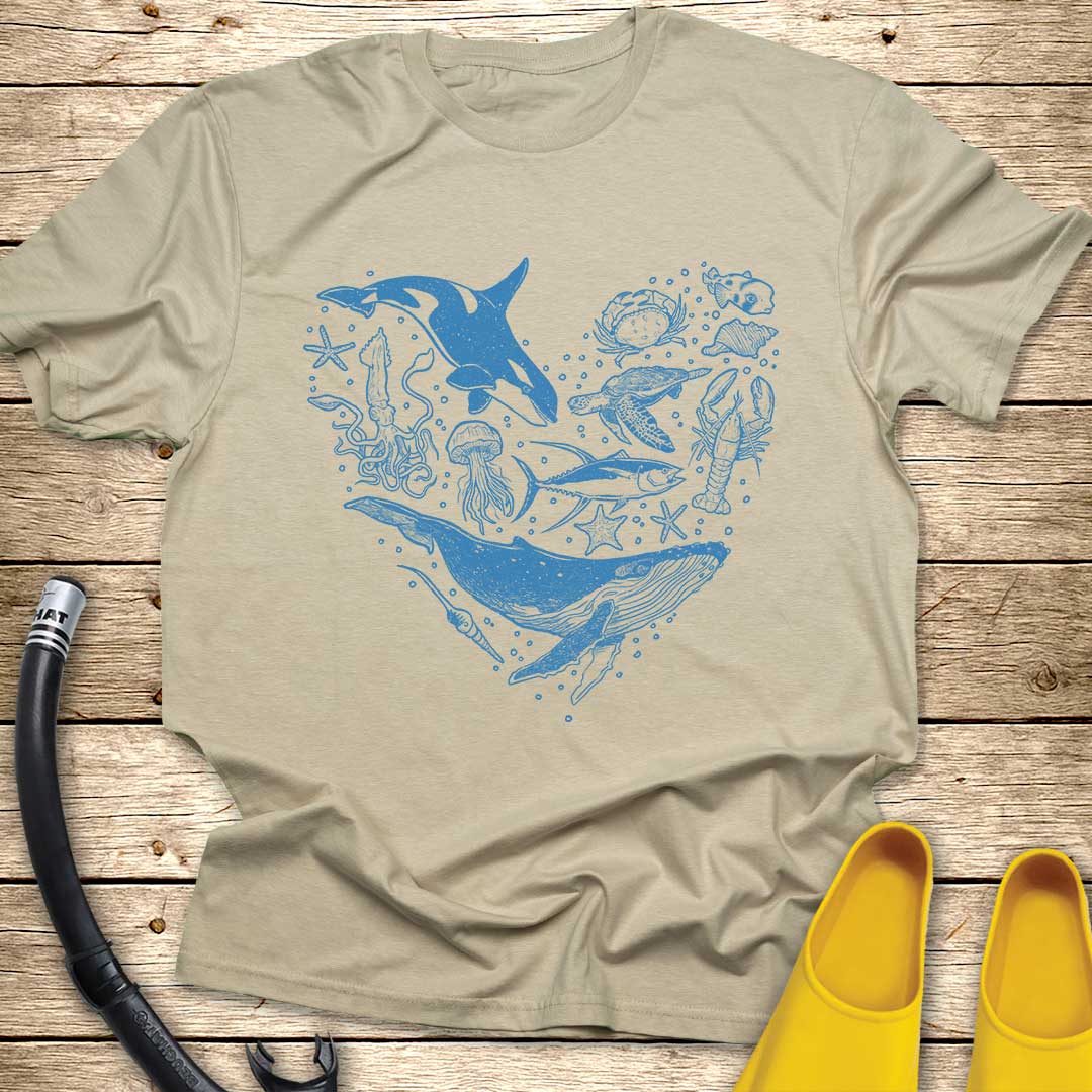 Ocean Heart T-Shirt
