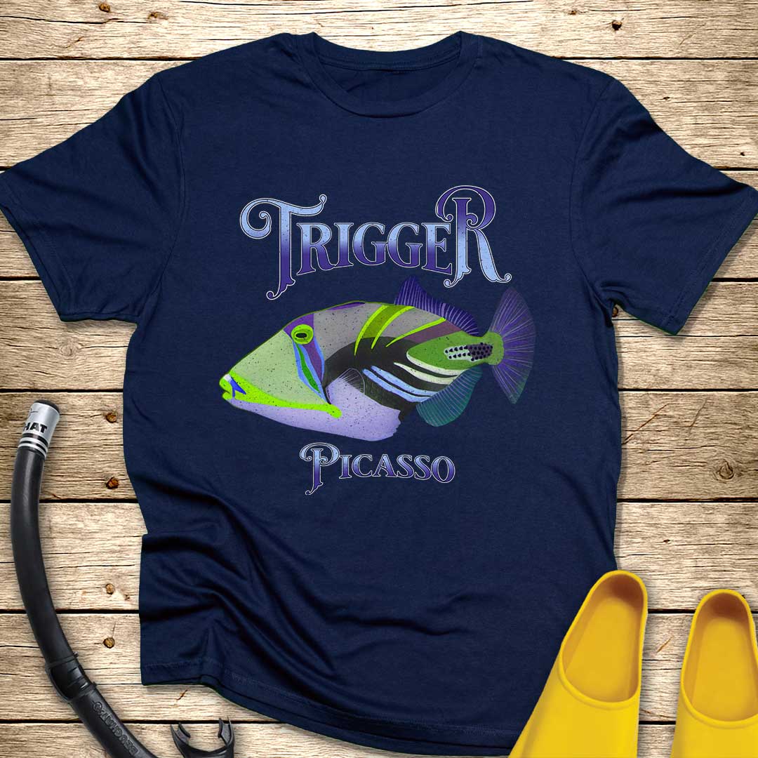 Trigger Picasso Fish T-Shirt