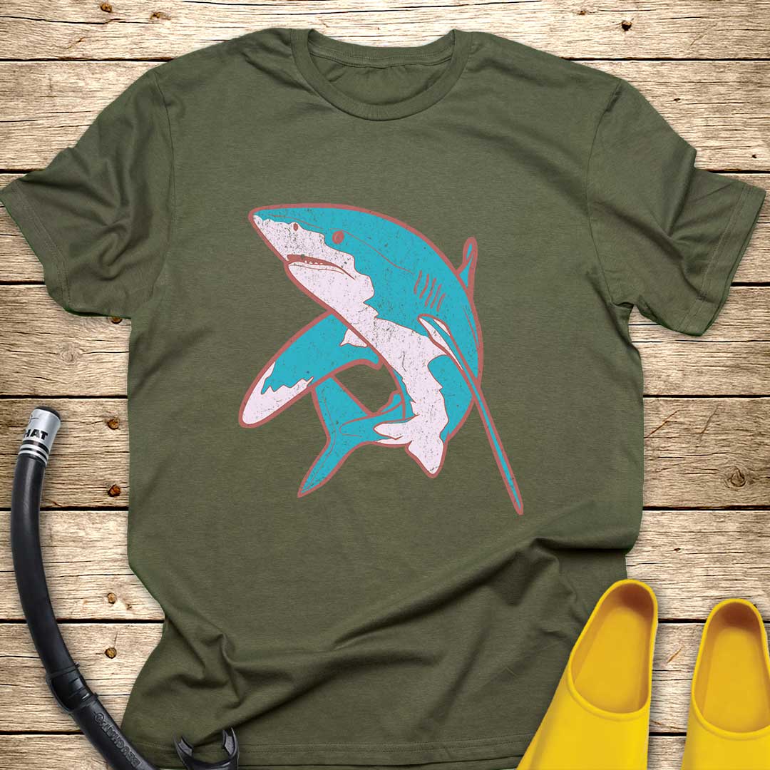 Shark Tee T-Shirt — Graphic Shark Design