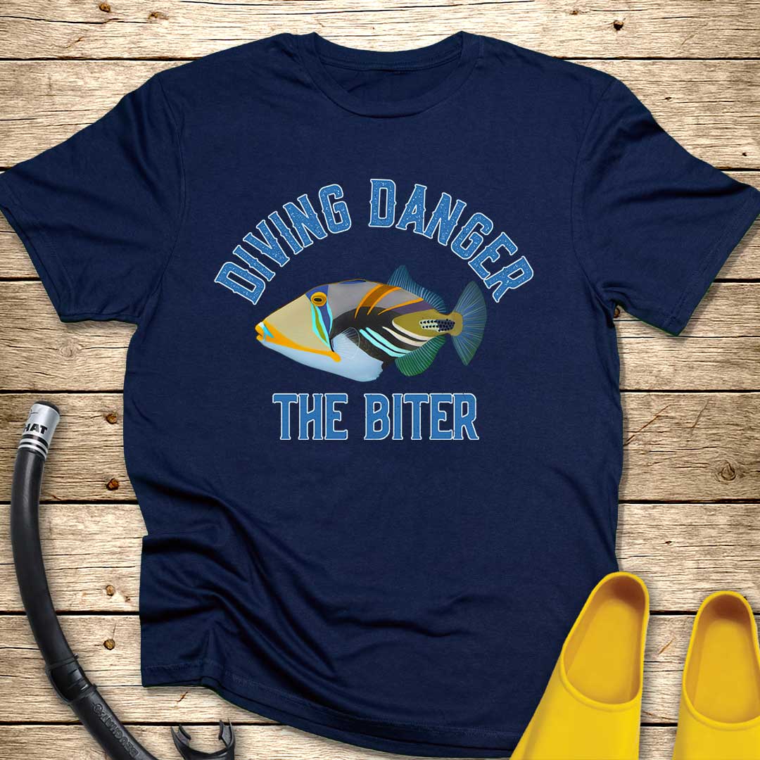 Triggerfish Diving Danger T-Shirt