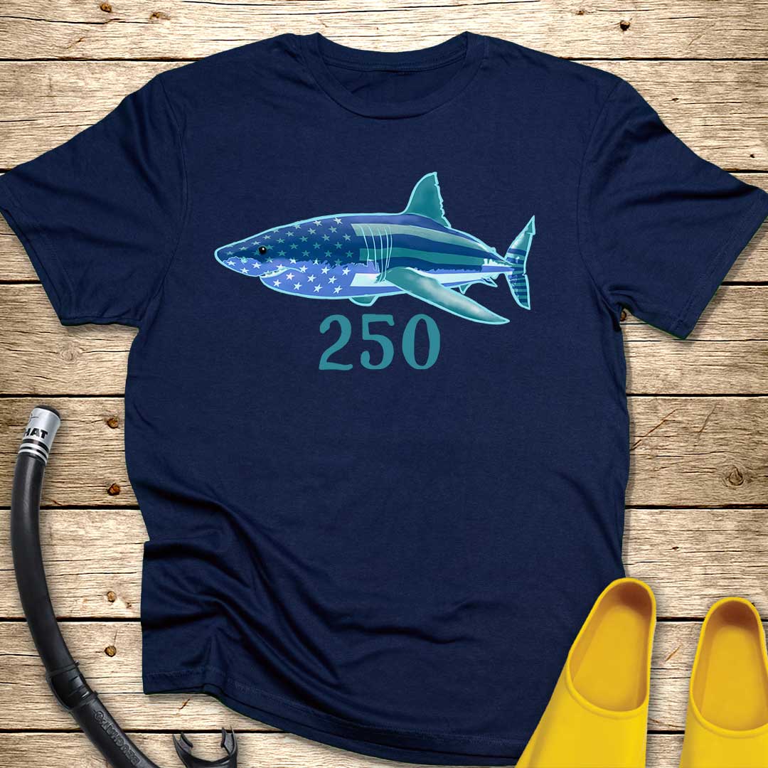 USA 250 Shark T-Shirt