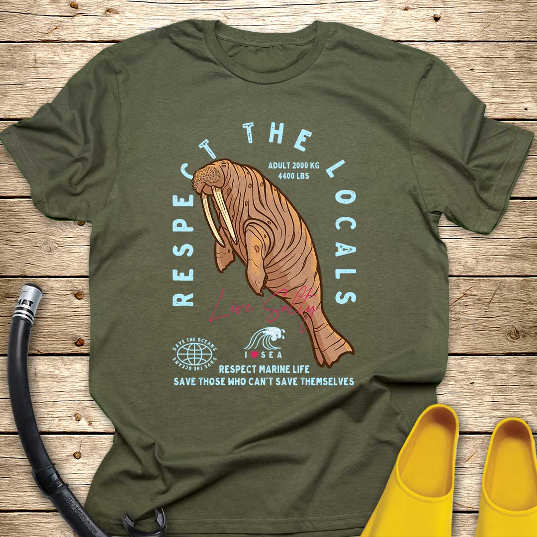 Respect Walrus T-Shirt