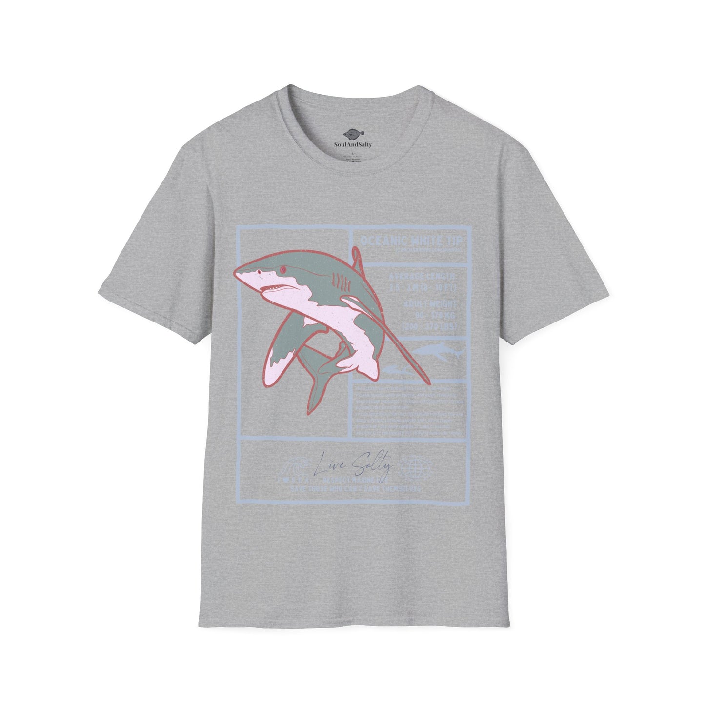 White Tip Shark Tee