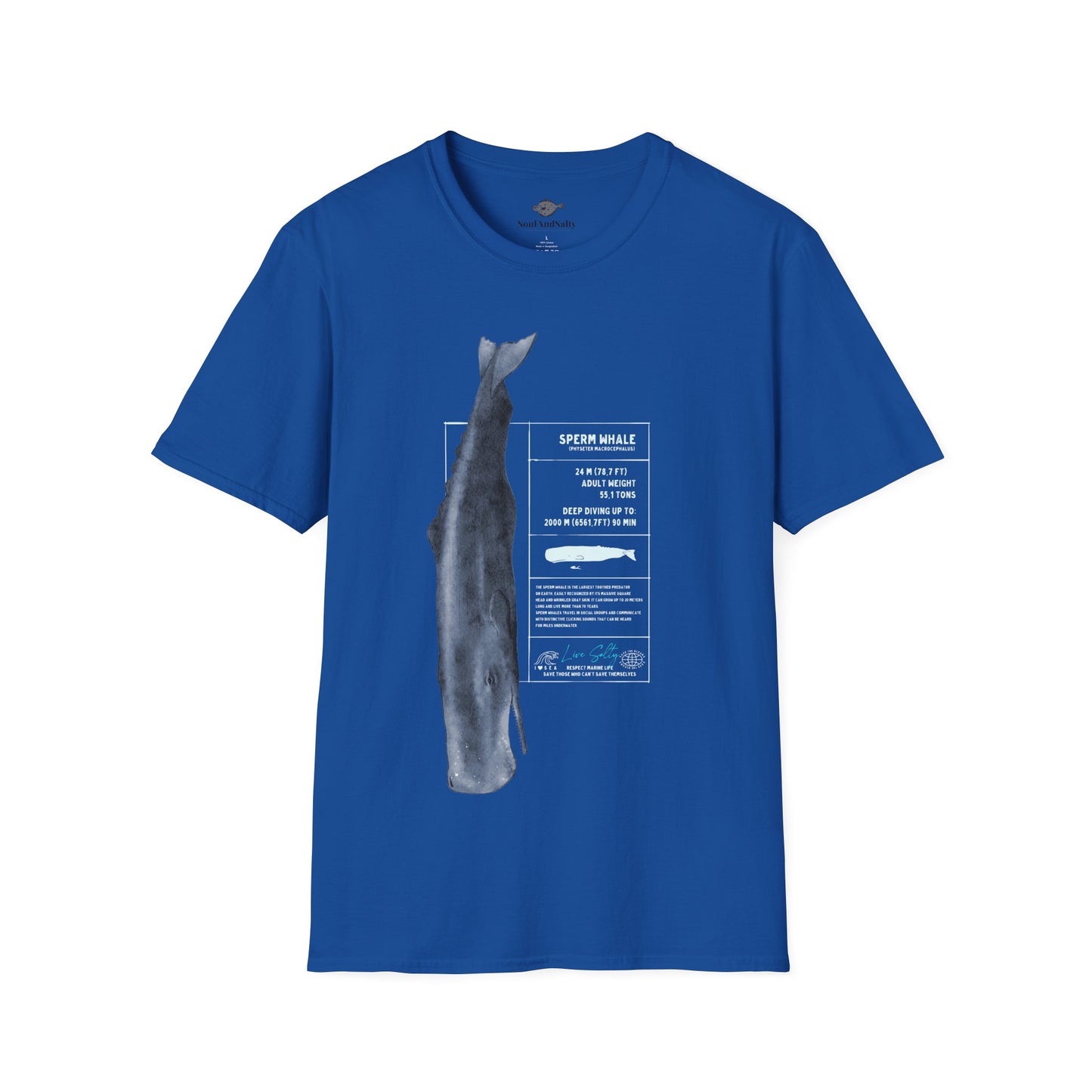 Spearm Whale Tee