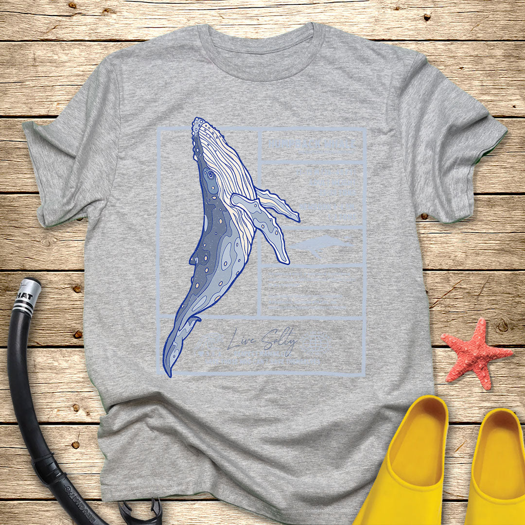 Humpback Whale Diagram Tee