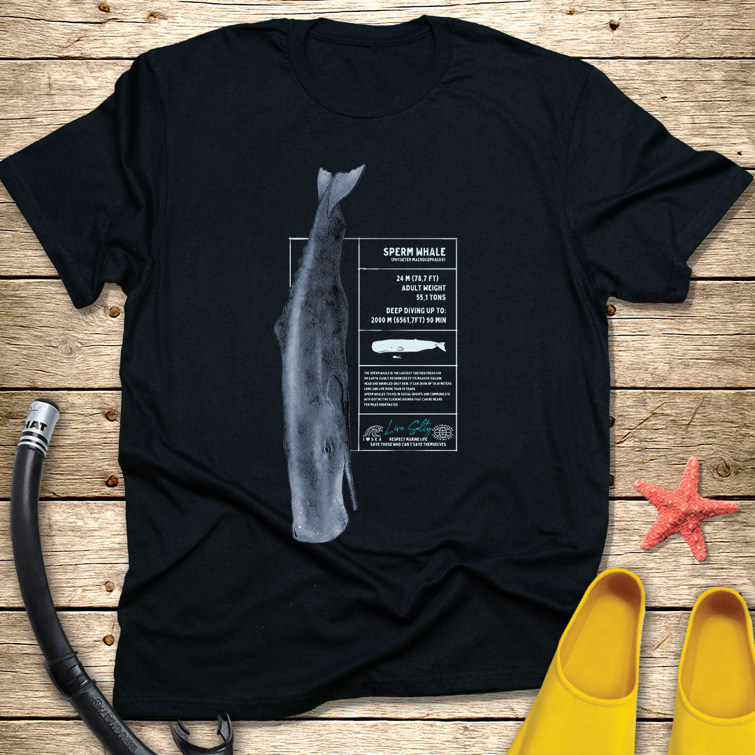 Spearm Whale Tee