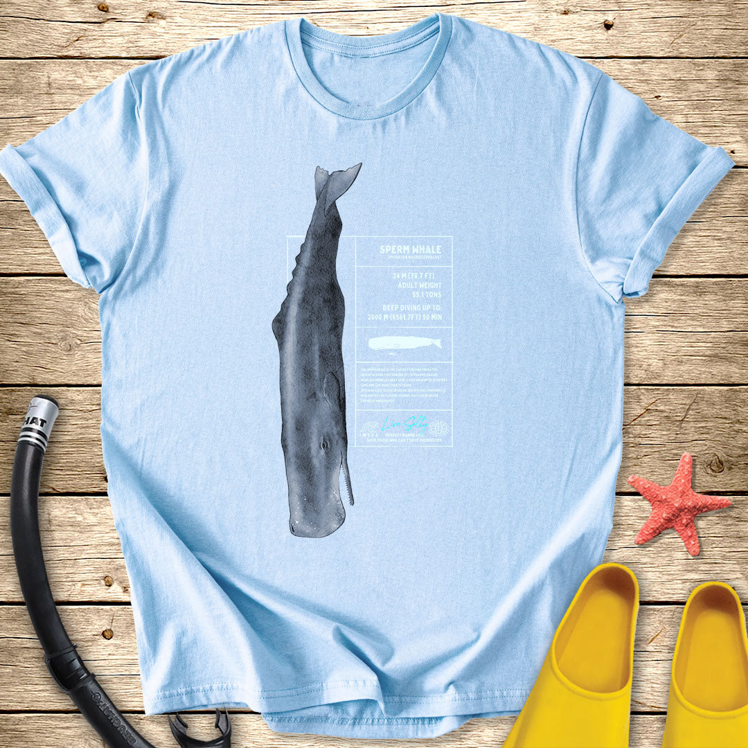 Spearm Whale Tee