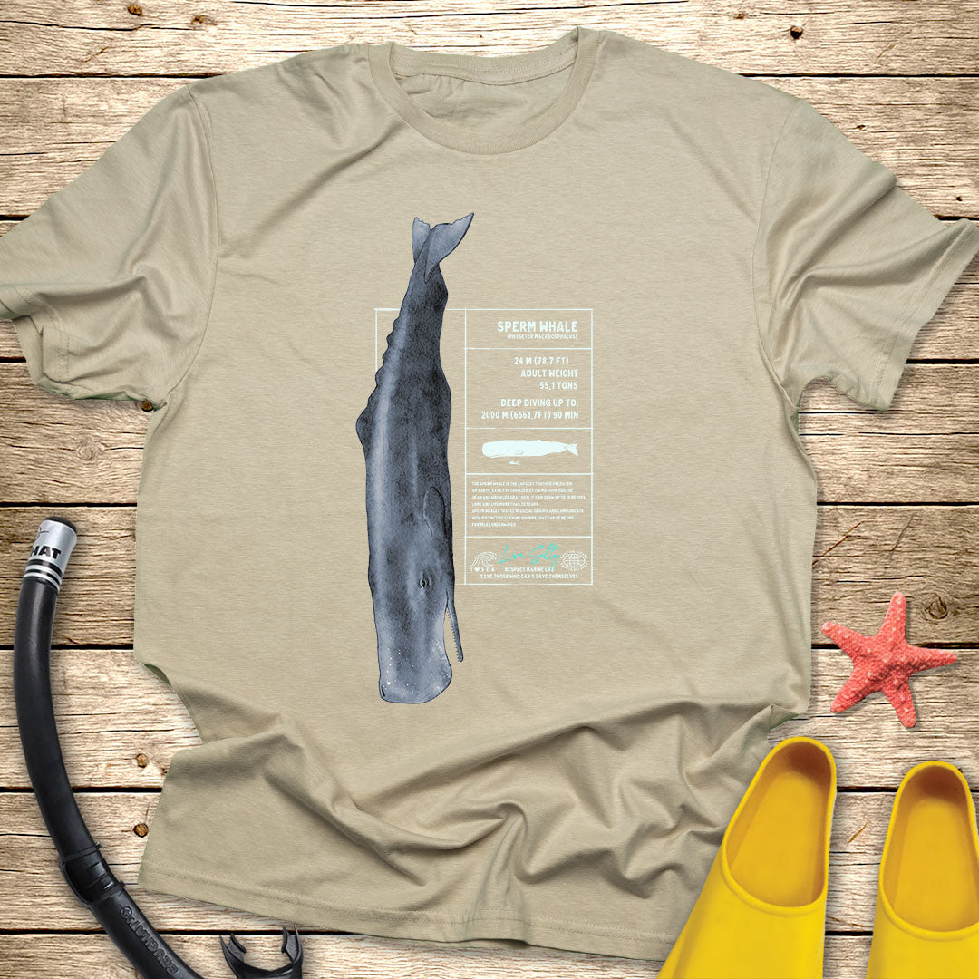 Spearm Whale Tee