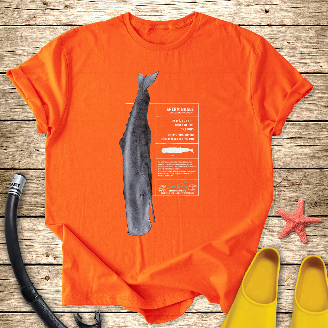 Spearm Whale Tee