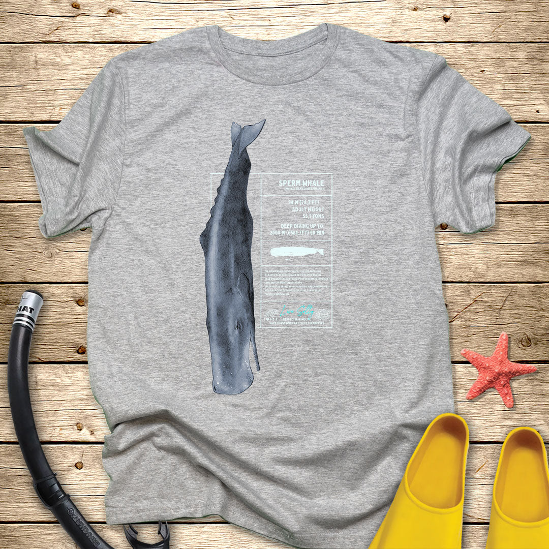 Spearm Whale Tee