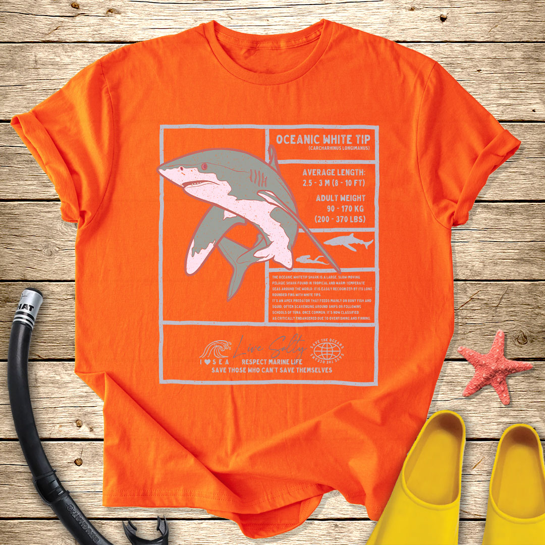 White Tip Shark Tee