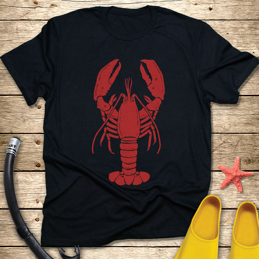 Red Lobster T-Shirt — Vintage Seafood Logo Tee