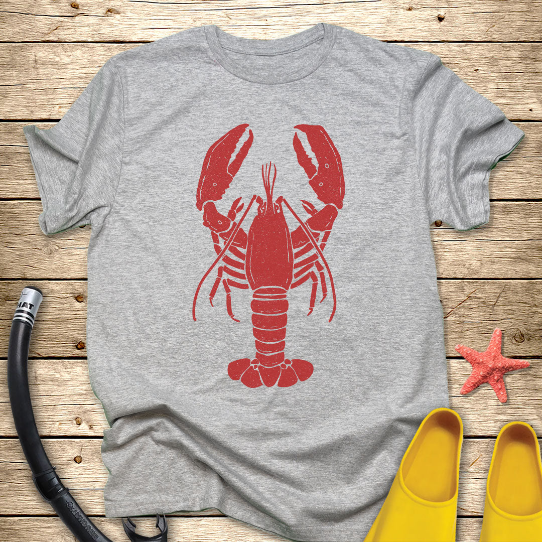 Red Lobster T-Shirt — Vintage Seafood Logo Tee