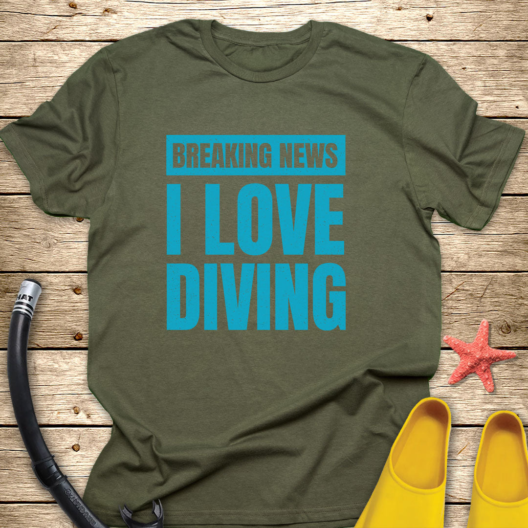 I Love Diving T-Shirt