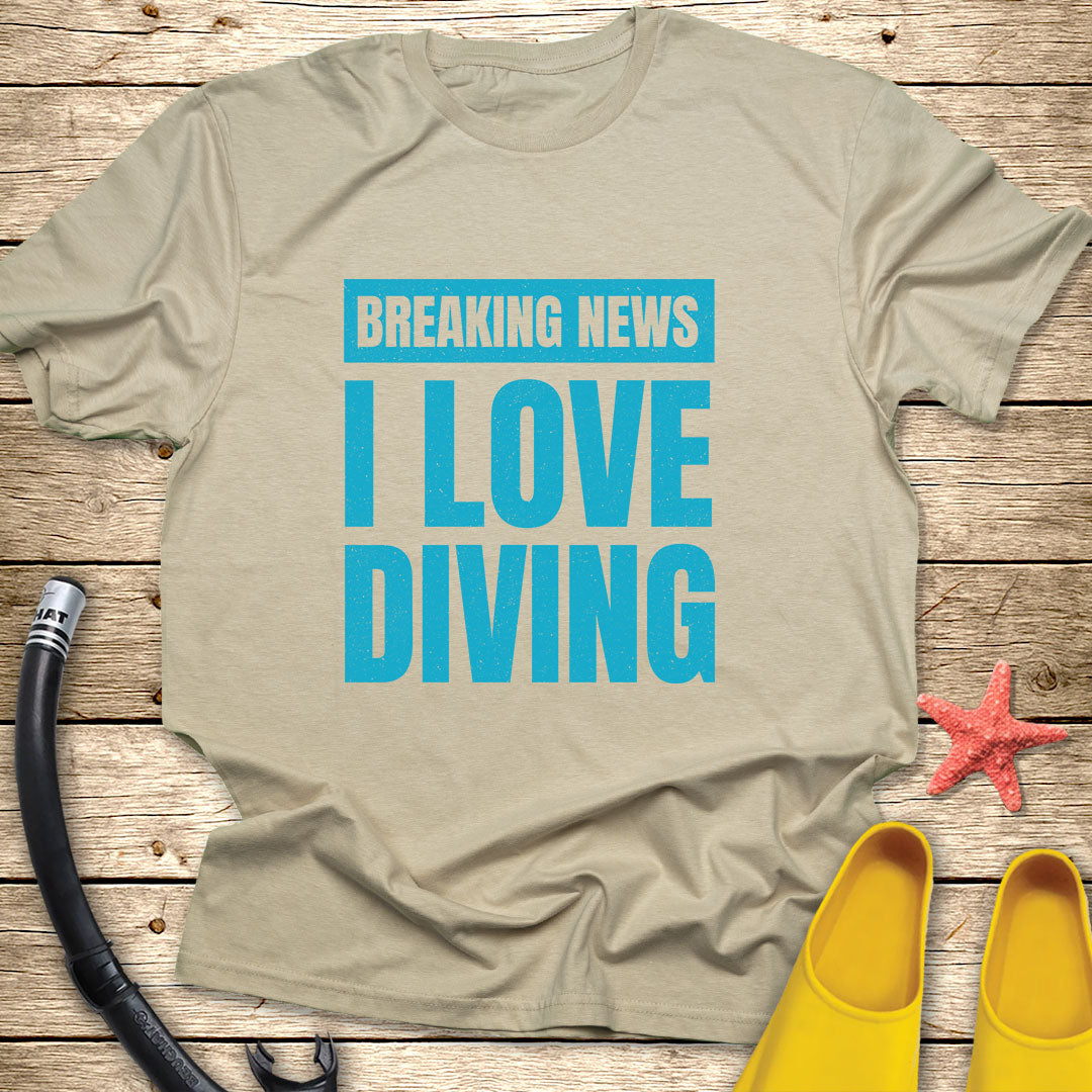 I Love Diving T-Shirt