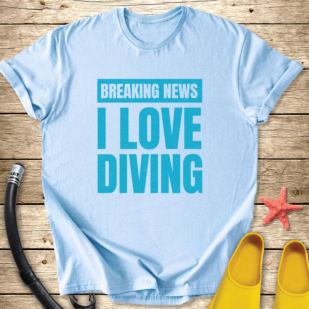 I Love Diving T-Shirt