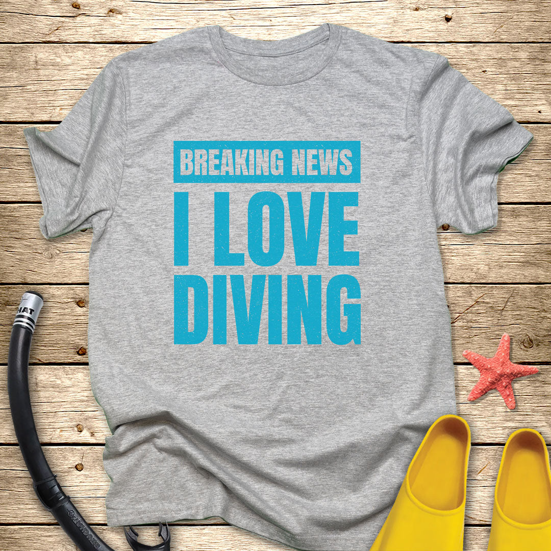 I Love Diving T-Shirt