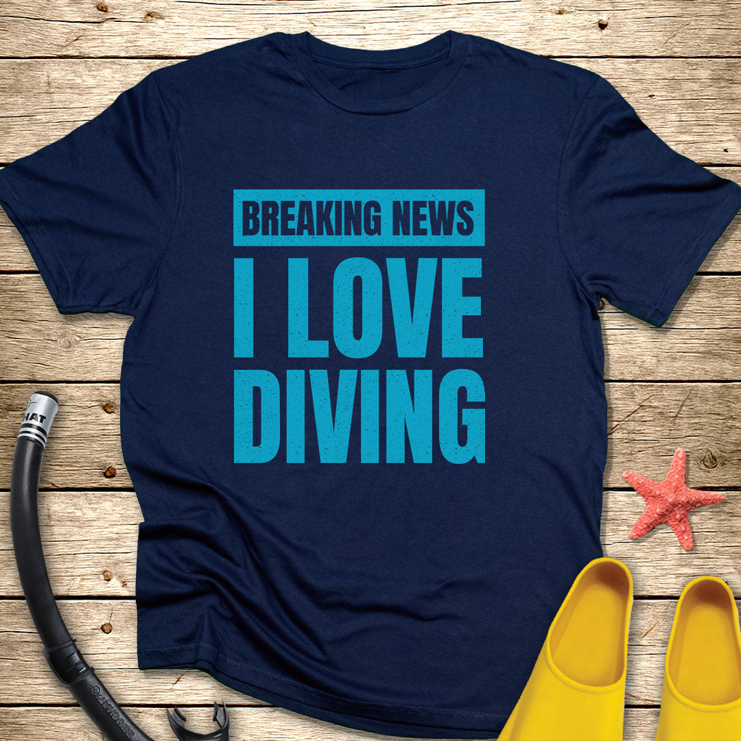I Love Diving T-Shirt
