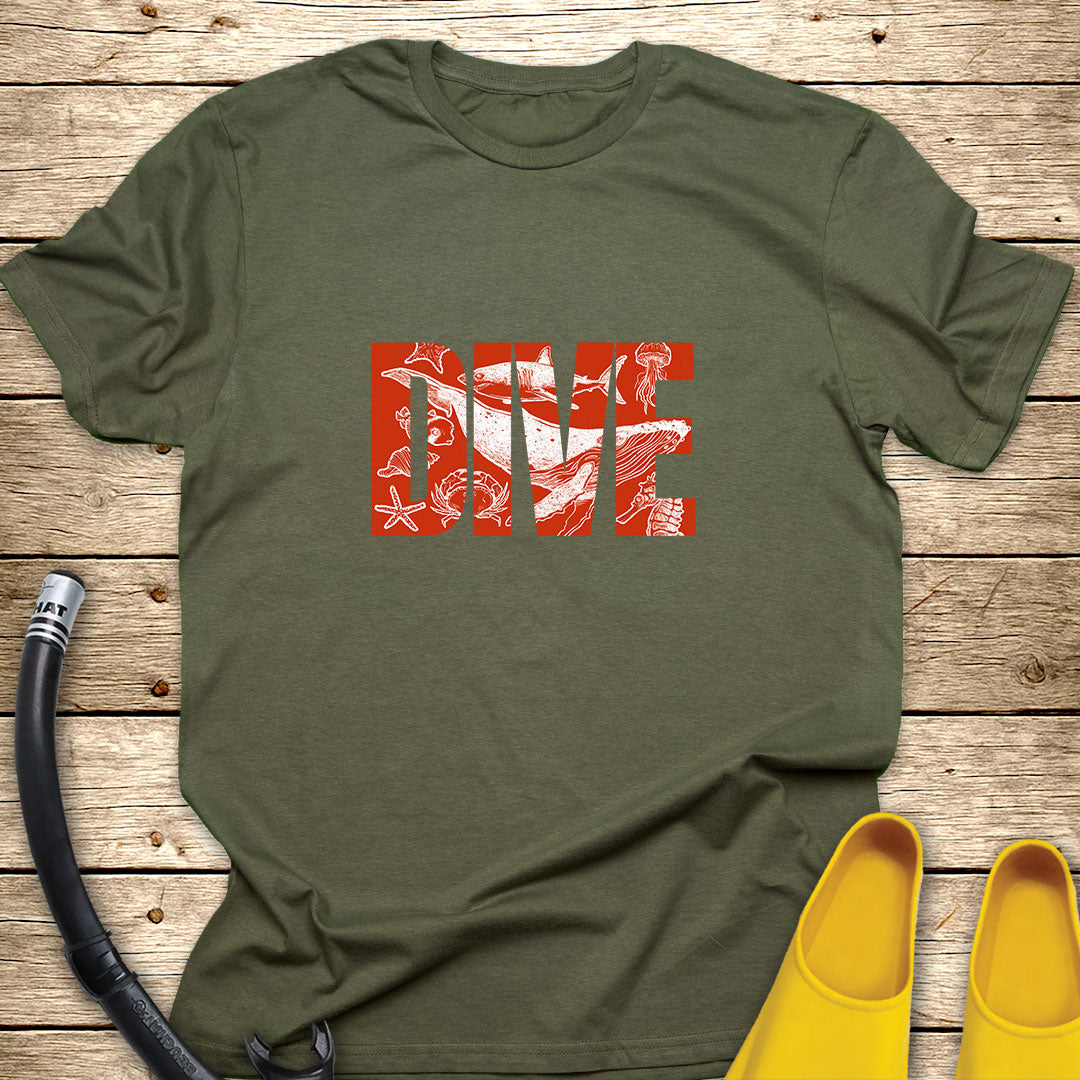 Dive Red T-Shirt