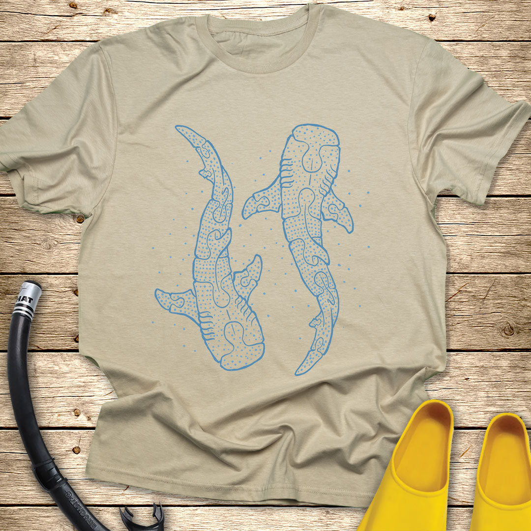 Puzzle Whale Sharks T-Shirt