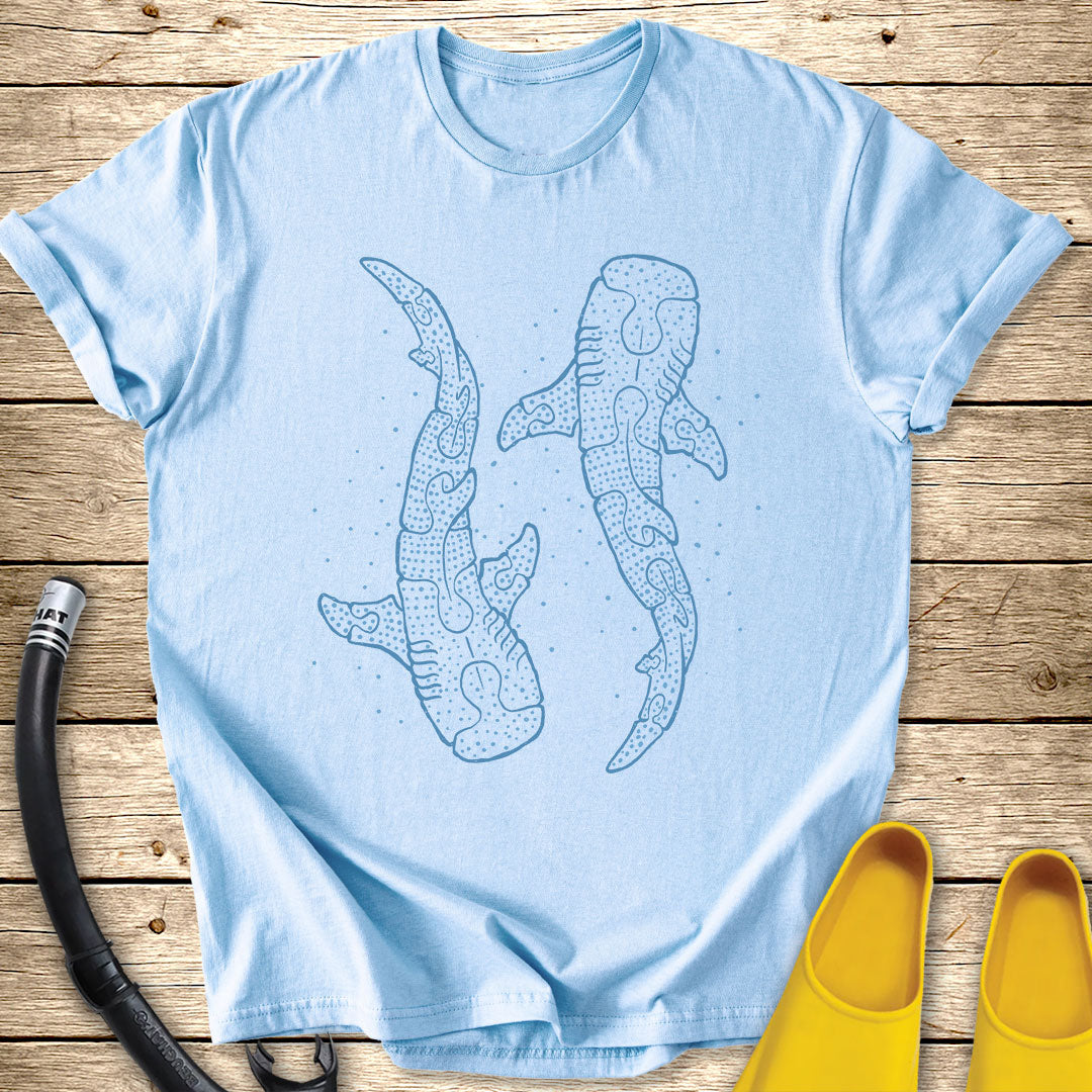 Puzzle Whale Sharks T-Shirt