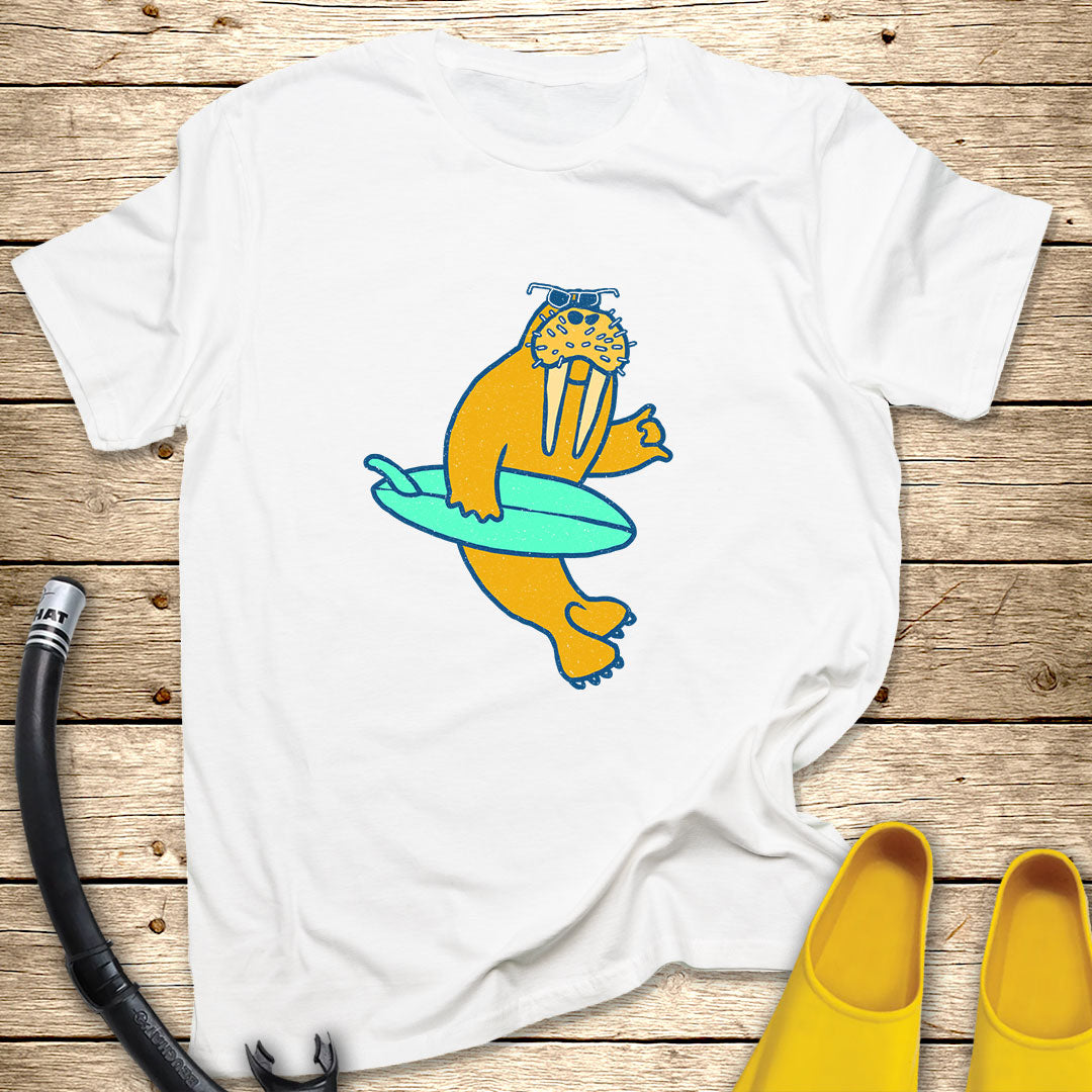 Surfing Walrus T-Shirt