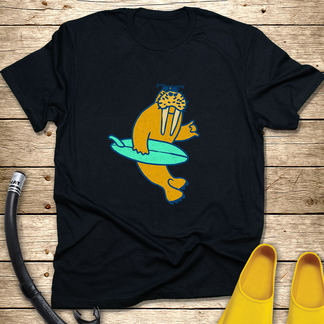 Surfing Walrus T-Shirt