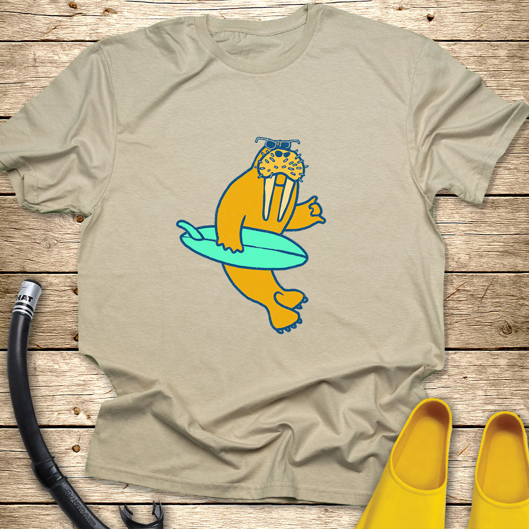 Surfing Walrus T-Shirt