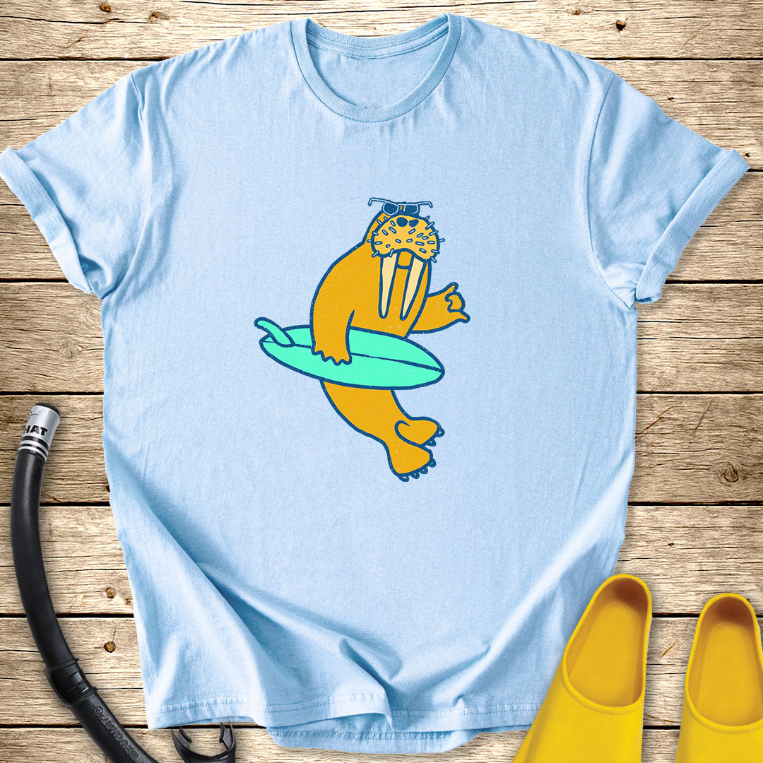 Surfing Walrus T-Shirt