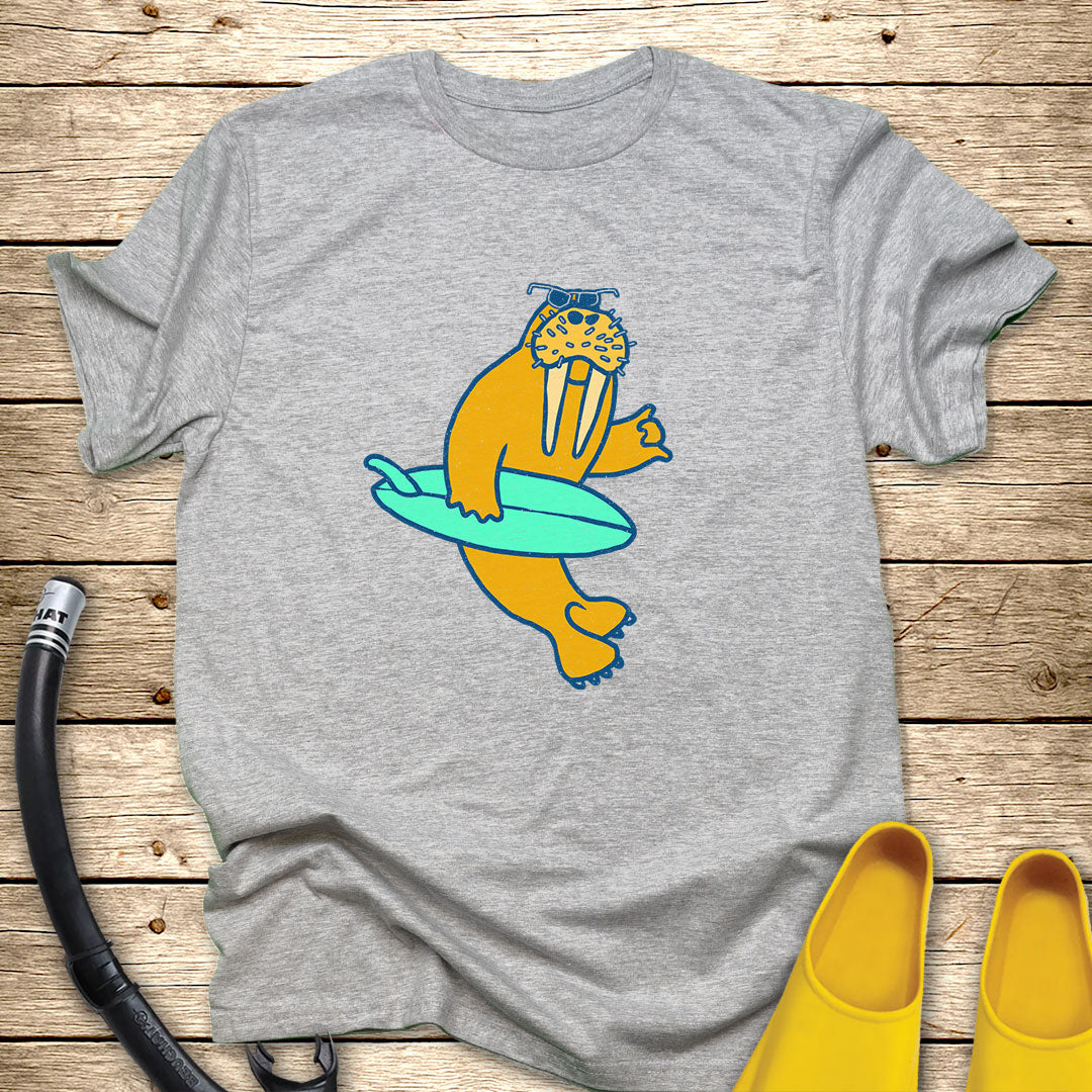 Surfing Walrus T-Shirt