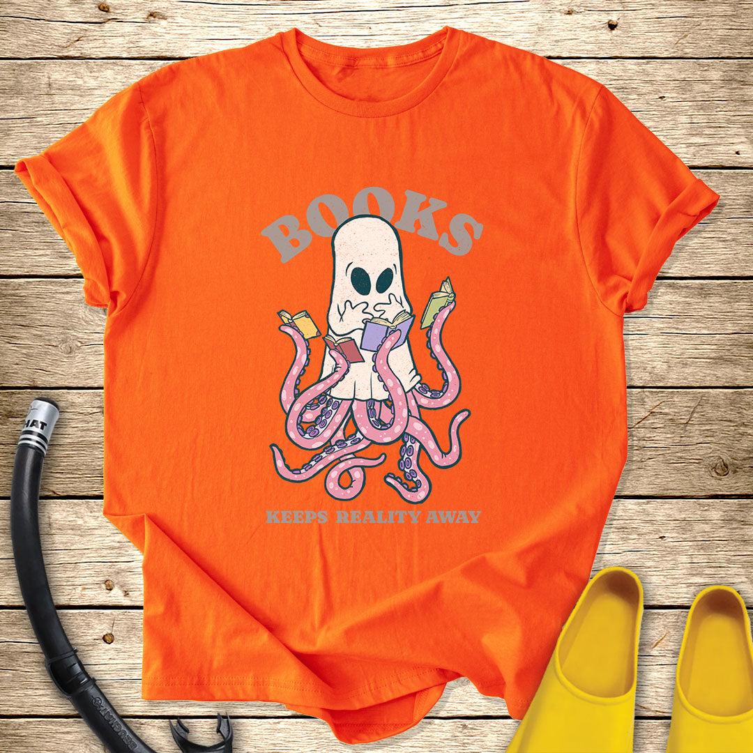 Book Octopus T-Shirt