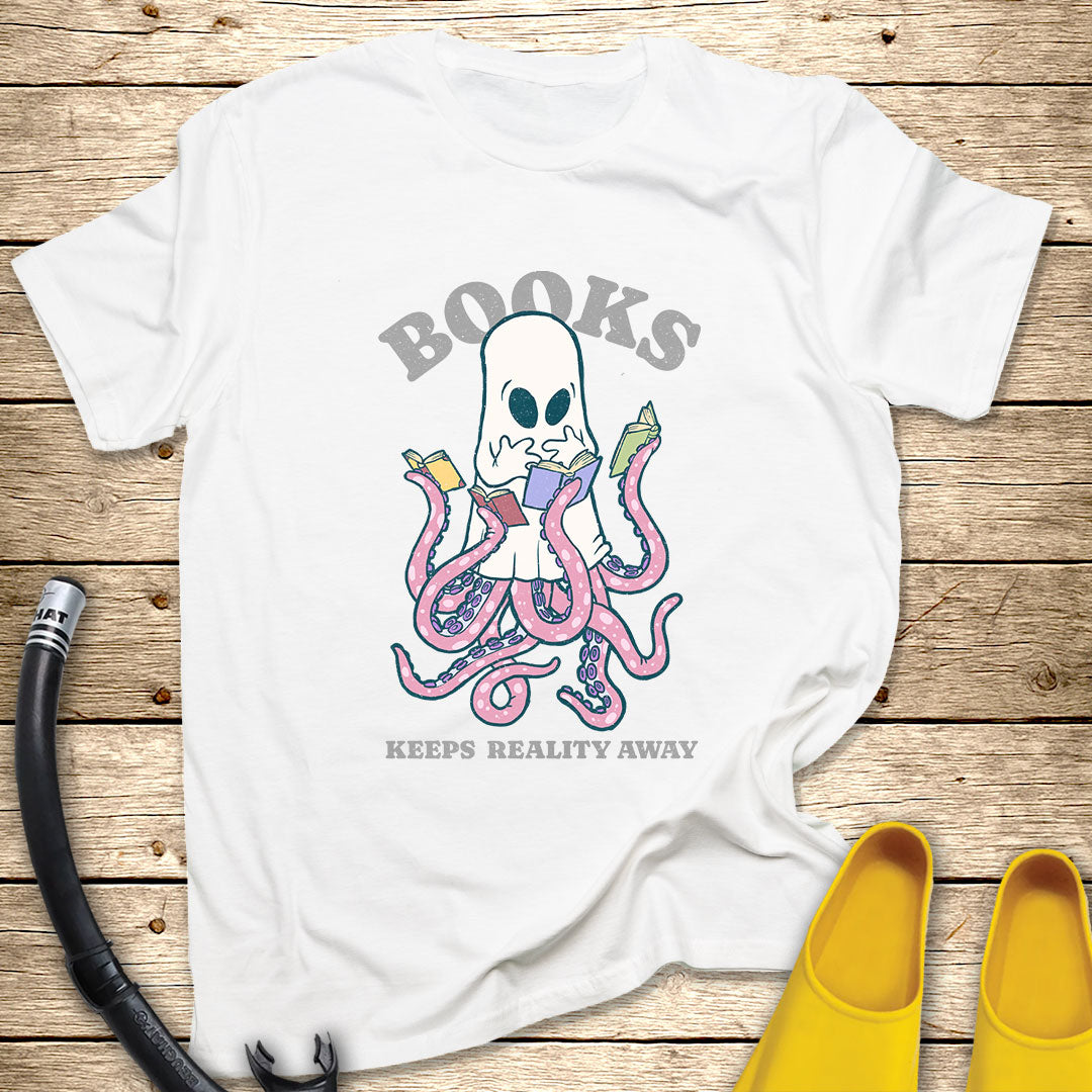 Book Octopus T-Shirt