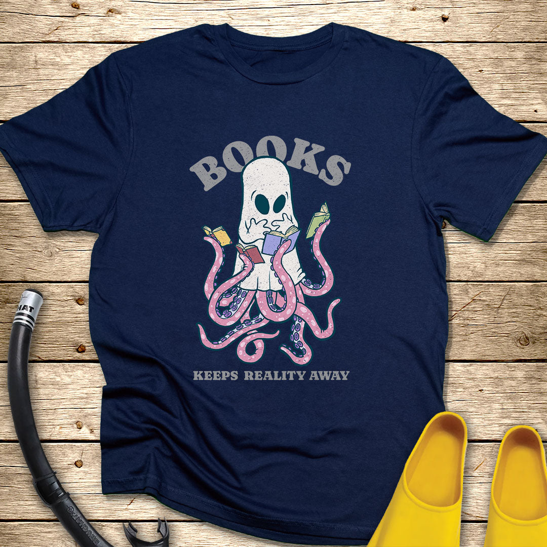 Book Octopus T-Shirt