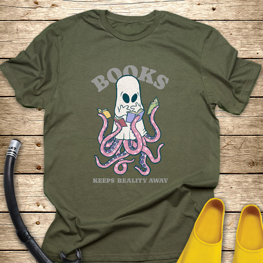 Book Octopus T-Shirt