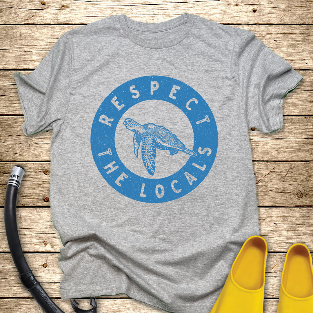 Respect The Locals T-Shirt Turtle