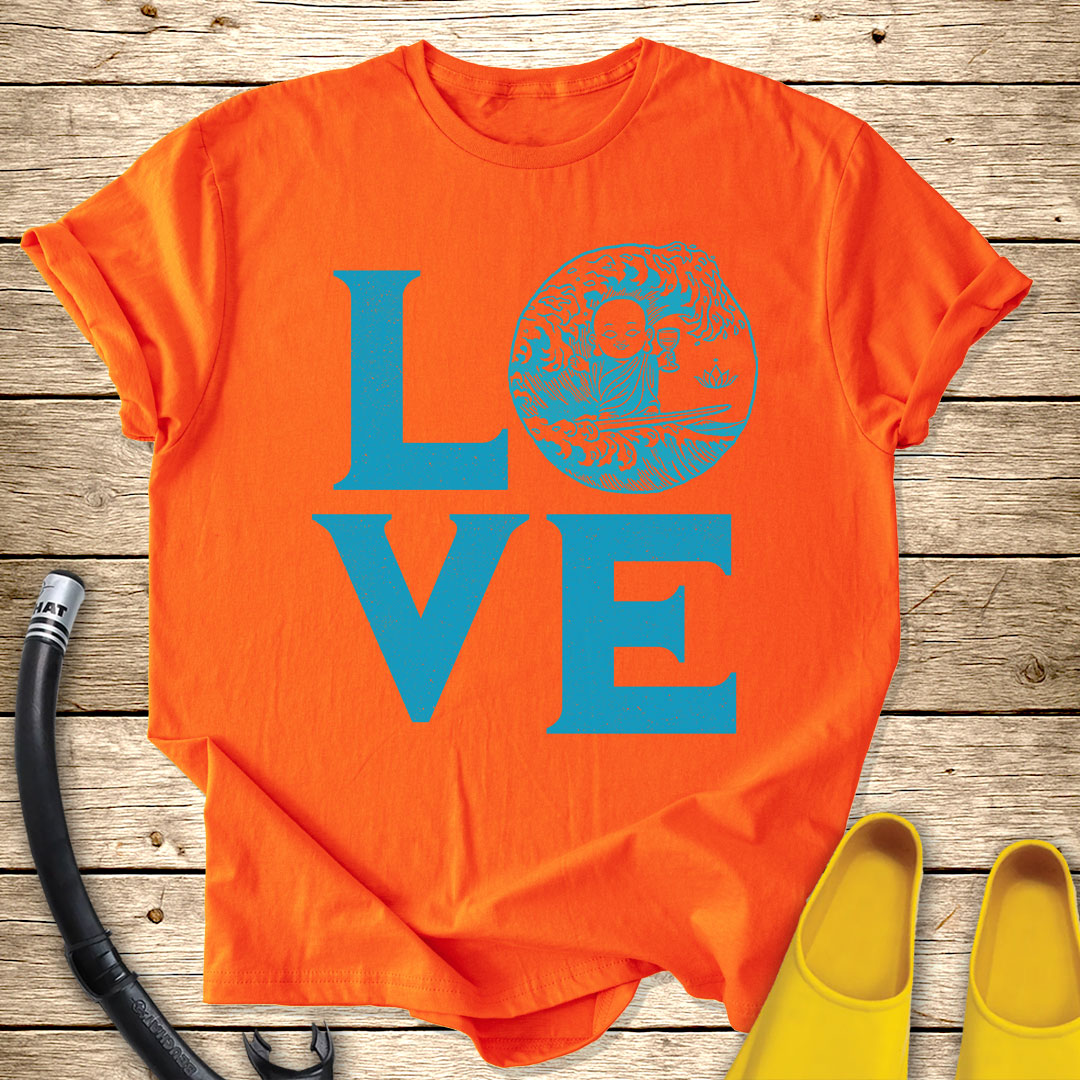 Love Waves Wine and Sun T-Shirt