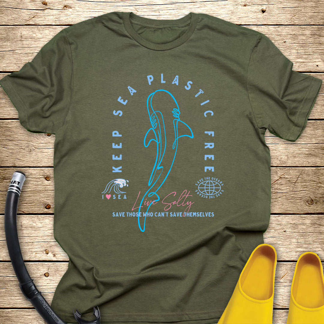 Plastic Free Sea T-Shirt