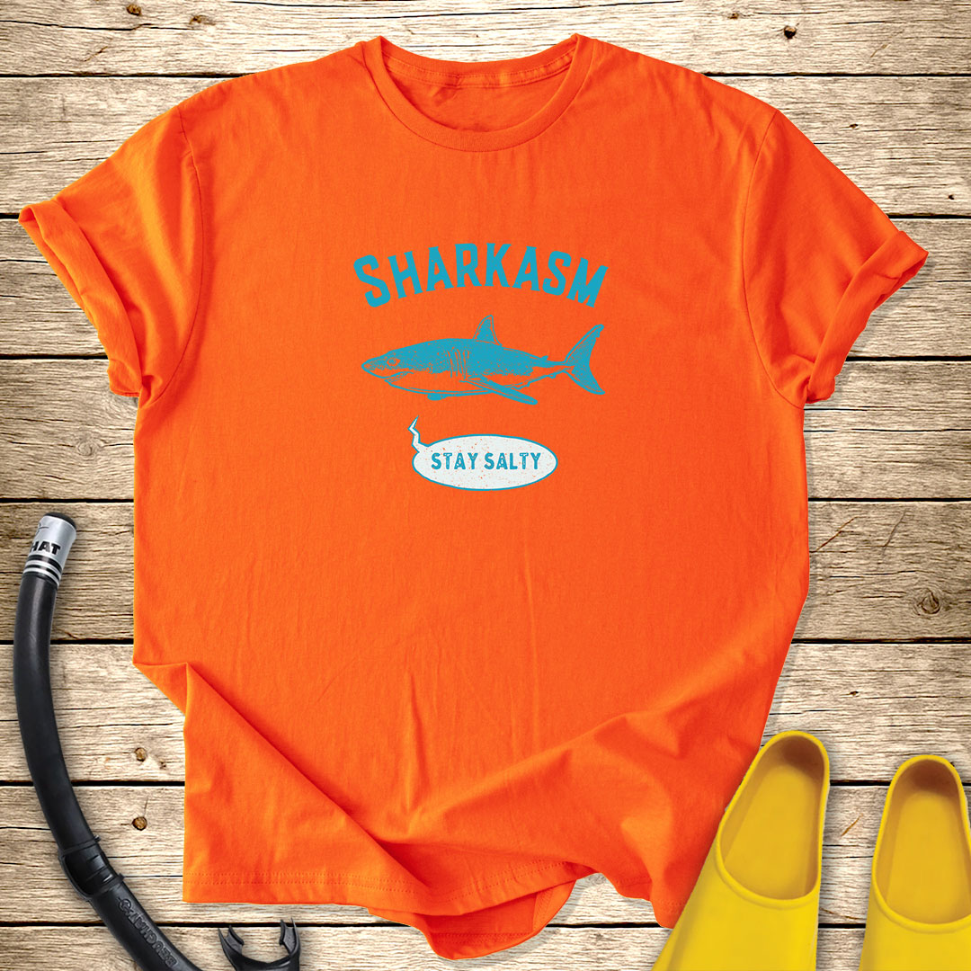 Sharkasm, Stay Salty T-Shirt
