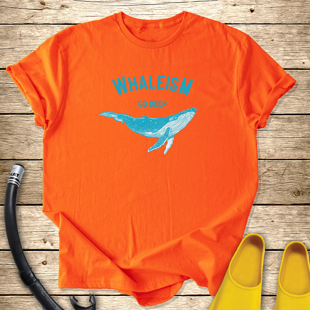 Whaleism, go deep T-Shirt