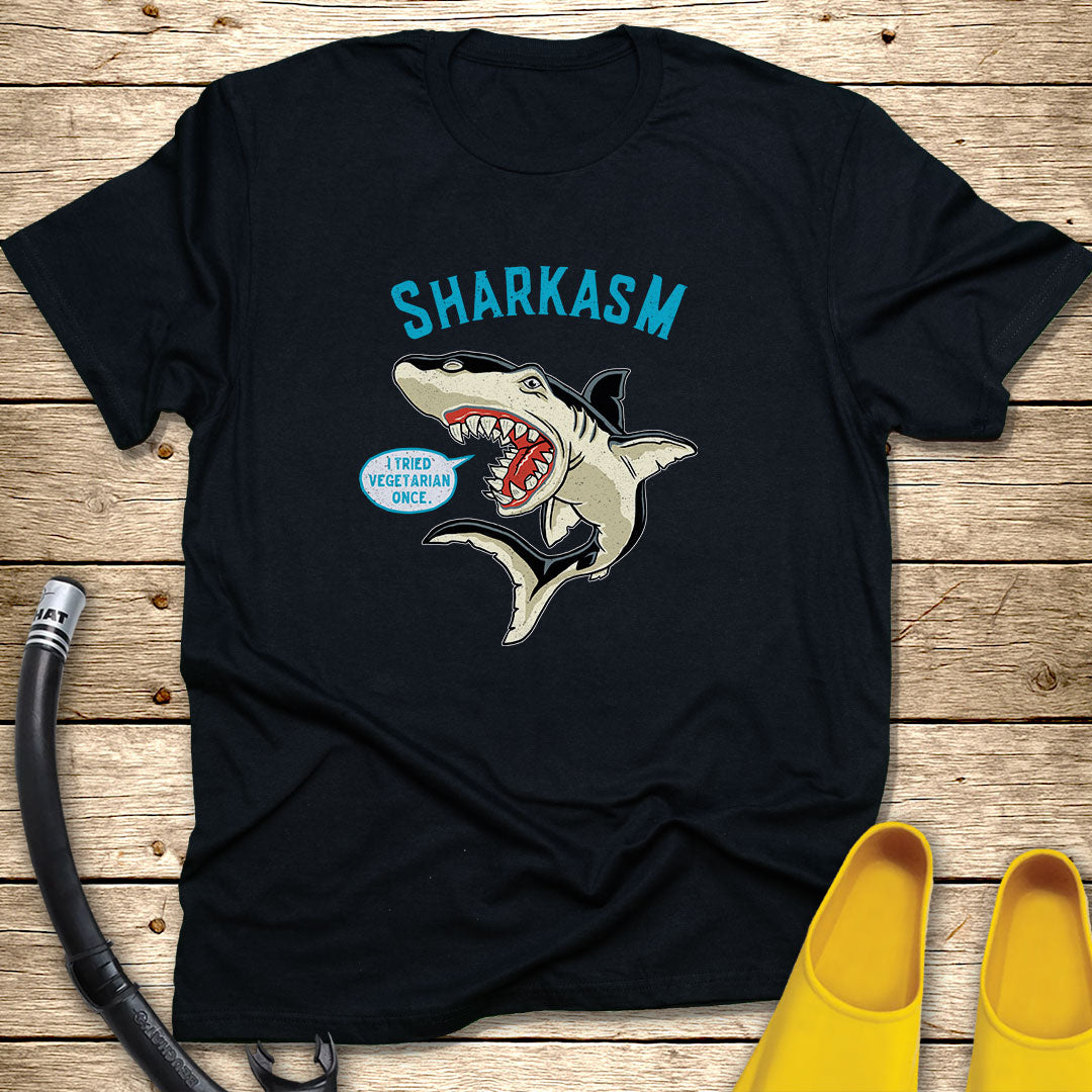 Sharkasm Tee