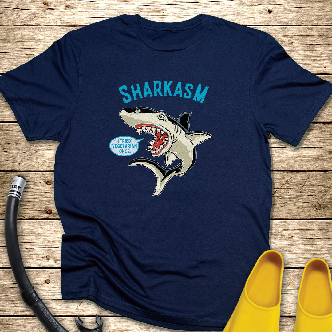 Sharkasm Tee