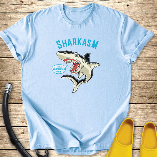 Sharkasm Tee