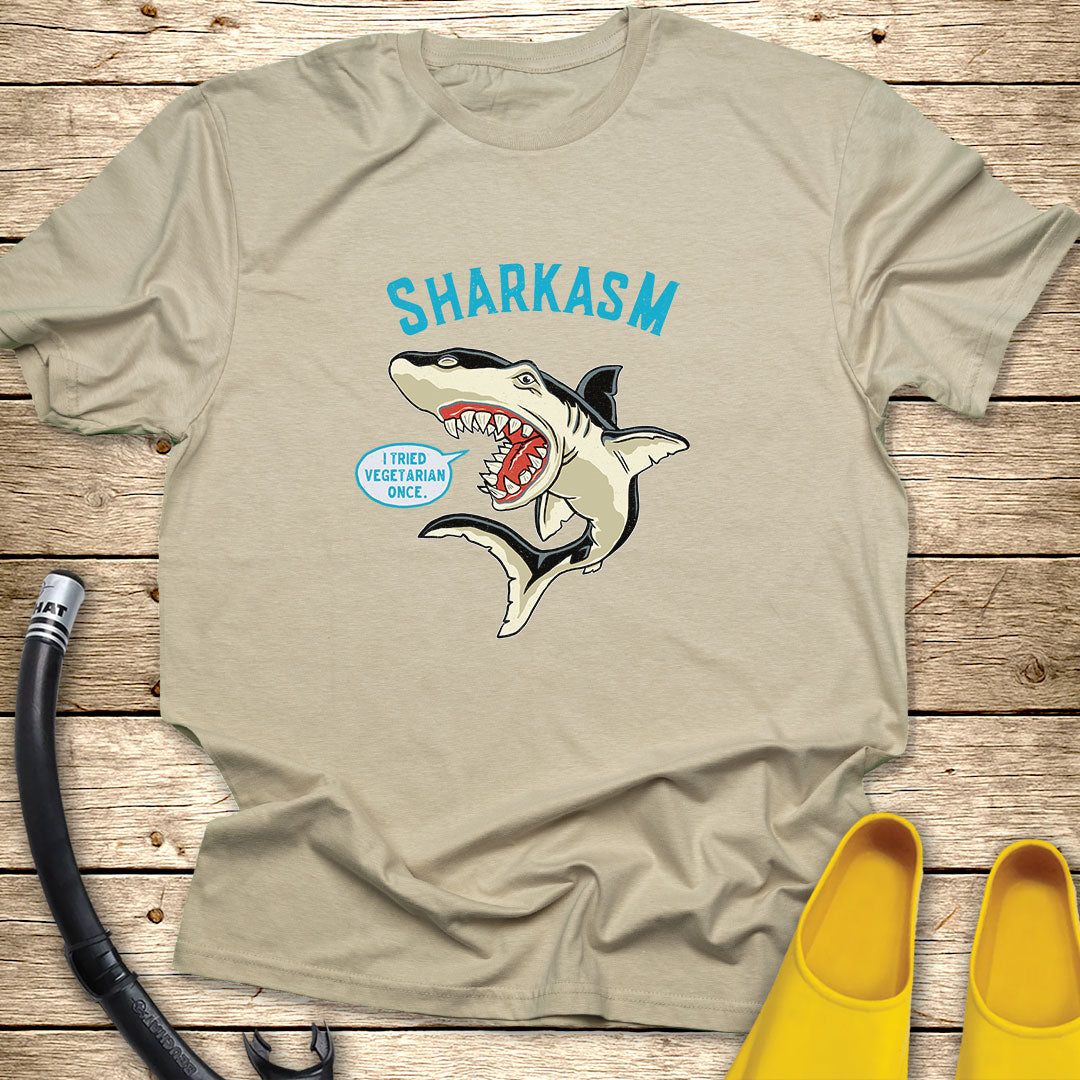 Sharkasm Tee